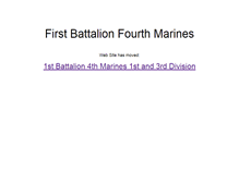 Tablet Screenshot of 1stbn4thmarines.net